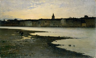On the Banks of the Adige by Bartolomeo Bezzi